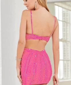 SCALA 60331 - V-Neck Cocktail Dress