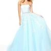 Sherri Hill - 50864 Strapless Trailing Foliage Ballgown
