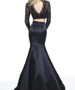 Sherri Hill - 51107 Beaded Two Piece High Neck Winter Formal Dress
