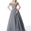 Sherri Hill - 51450 Embellished Off-Shoulder Ballgown