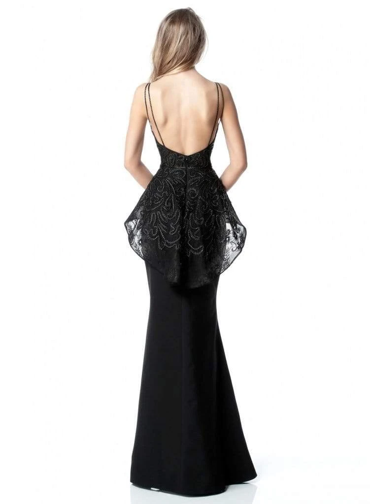 Sherri Hill - 51490 Embroidered Bateau Trumpet Dress 4 Sherri Hill - 51490 Embroidered Bateau Trumpet Dress