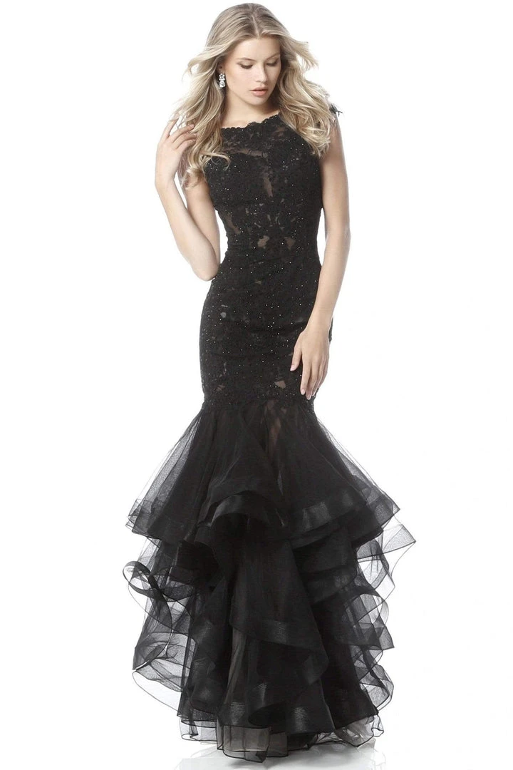 Sherri Hill - 51564 Beaded Lace Tiered Trumpet Dress 3 Sherri Hill - 51564 Beaded Lace Tiered Trumpet Dress
