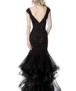 Sherri Hill - 51564 Beaded Lace Tiered Trumpet Dress 9 Sherri Hill - 51564 Beaded Lace Tiered Trumpet Dress