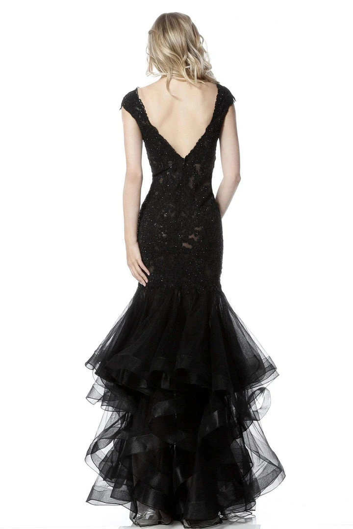 Sherri Hill - 51564 Beaded Lace Tiered Trumpet Dress 4 Sherri Hill - 51564 Beaded Lace Tiered Trumpet Dress