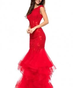 Sherri Hill - 51564 Beaded Lace Tiered Trumpet Dress 13 Sherri Hill - 51564 Beaded Lace Tiered Trumpet Dress