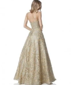 Sherri Hill - 51572 Strapless Sweetheart Lace Evening Dress