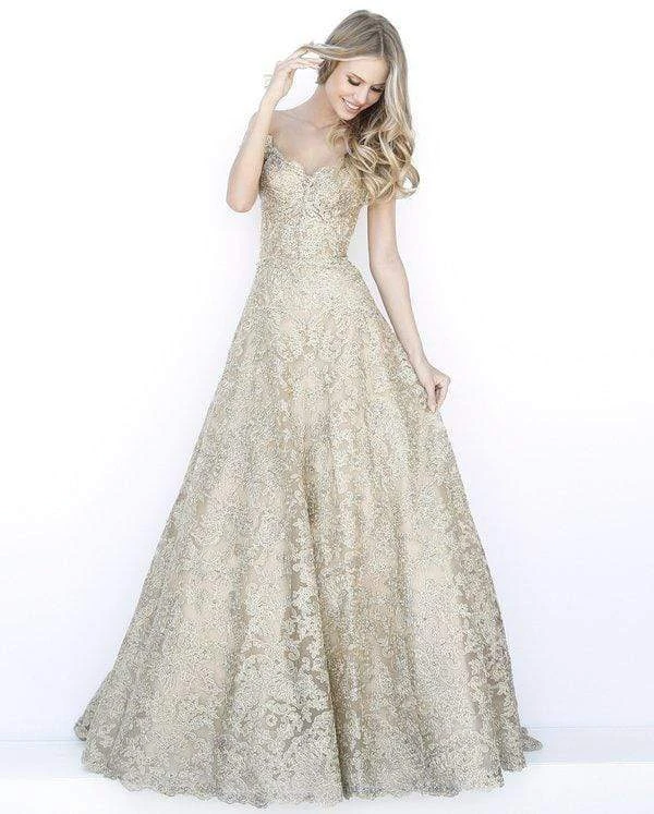 Sherri Hill - 51573 Off-Shoulder Cap Sleeve Lace Long Dress 13 Sherri Hill - 51573 Off-Shoulder Cap Sleeve Lace Long Dress