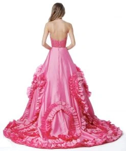 Sherri Hill - 51577 Beaded Two Piece Ruffled Ballgown