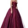 Sherri Hill - 51583 Strapless Plunging Sweetheart Ballgown