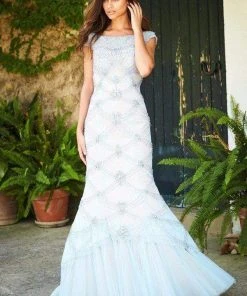 Sherri Hill - 51593 Beaded Lace Bateau Mermaid Dress 15 Sherri Hill - 51593 Beaded Lace Bateau Mermaid Dress