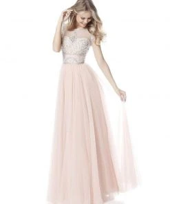 Sherri Hill - 51603 Cap Sleeve Beaded Illusion Bateau Dress 9 Sherri Hill - 51603 Cap Sleeve Beaded Illusion Bateau Dress