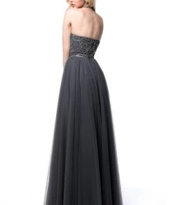 Sherri Hill - 51604 Beaded Illusion Halter A Line Dress