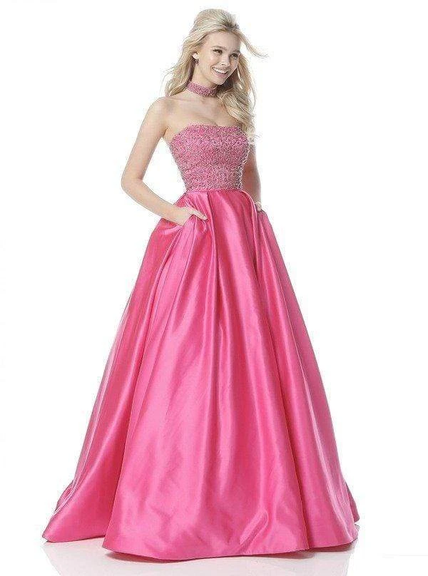 Sherri Hill - 51607 Beaded Taffeta Ballgown With Embellished Choker 3 Sherri Hill - 51607 Beaded Taffeta Ballgown With Embellished Choker