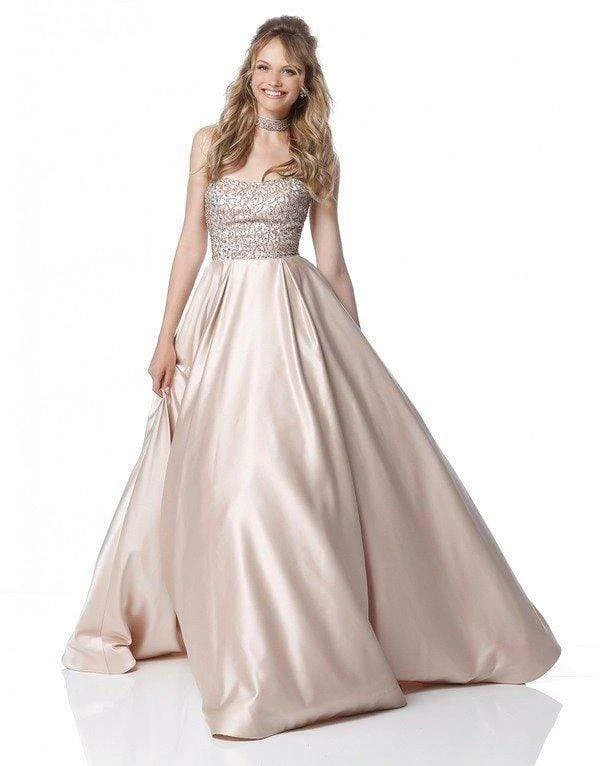 Sherri Hill - 51607 Beaded Taffeta Ballgown With Embellished Choker 6 Sherri Hill - 51607 Beaded Taffeta Ballgown With Embellished Choker
