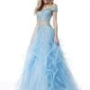 Sherri Hill - 51617 Two Piece Off-Shoulder Tulle Evening Dress