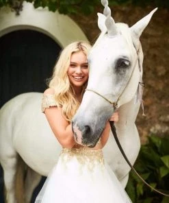 Sherri Hill - 51617 Two Piece Off-Shoulder Tulle Evening Dress 18 Sherri Hill - 51617 Two Piece Off-Shoulder Tulle Evening Dress