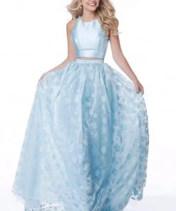 Sherri Hill - 51626 Two Piece Floral Jewel Ballgown