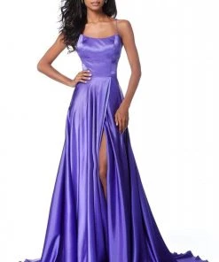 Couture Candy sale 28 Sherri Hill - 51631 Sexy Lace-Up Back A-Line Long Evening Dress