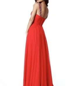 Sherri Hill - 51639 Embellished Strap Sweetheart Neckline Chiffon Gown 13 Sherri Hill - 51639 Embellished Strap Sweetheart Neckline Chiffon Gown