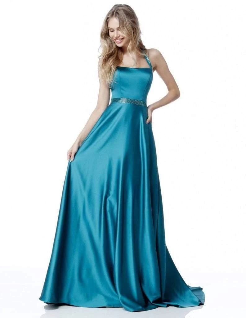 Sherri Hill - 51646 Beaded Ladder Back Halter Long Dress 7 Sherri Hill - 51646 Beaded Ladder Back Halter Long Dress