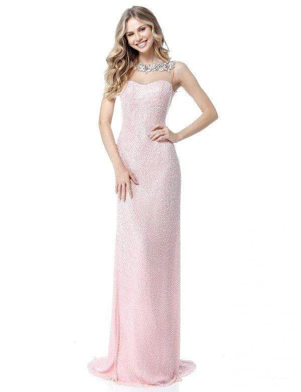 Sherri Hill - 51654 Beaded Bateau Sheath Dress With Train 7 Sherri Hill - 51654 Beaded Bateau Sheath Dress With Train