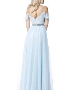 Sherri Hill - 51656 Plunging Off-Shoulder A Line Beaded Dress 17 Sherri Hill - 51656 Plunging Off-Shoulder A Line Beaded Dress