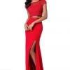 Sherri Hill - 51691 Two Piece Beaded Cap Sleeve Fitted Dress 1 Sherri Hill - 51691 Two Piece Beaded Cap Sleeve Fitted Dress