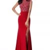 Sherri Hill - 51692 Long Beaded Jersey Trumpet Dress