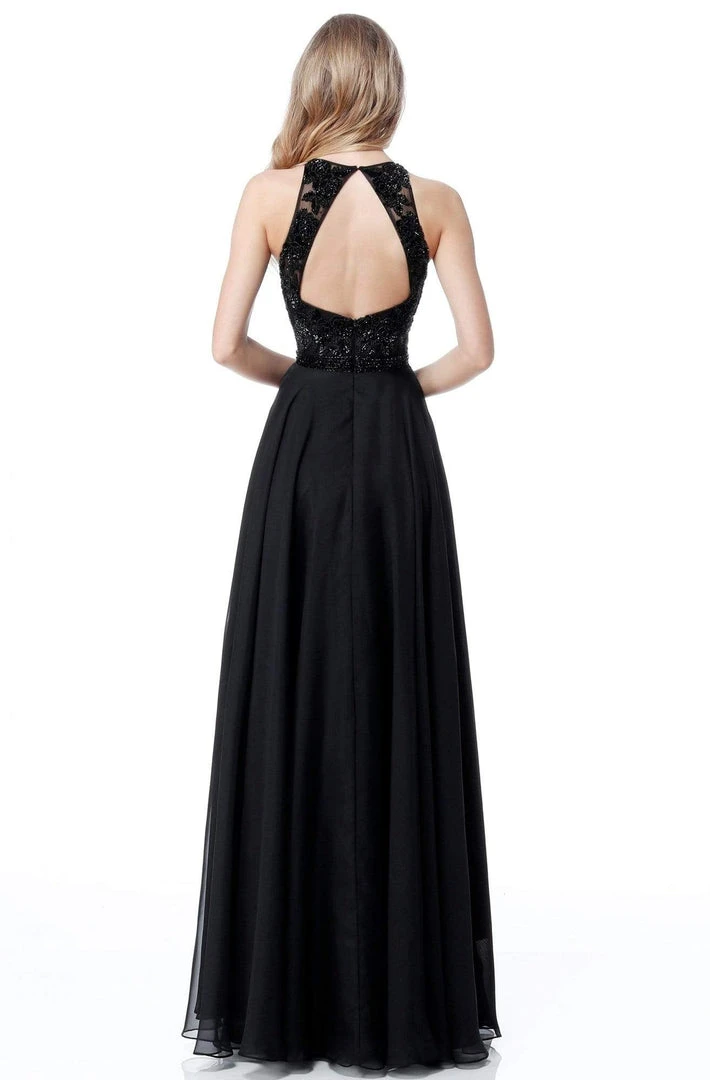 Sherri Hill - 51694 Jewel Full Figured Chiffon A-Line Evening Dress 4 Sherri Hill - 51694 Jewel Full Figured Chiffon A-Line Evening Dress