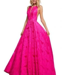 Sherri Hill - 51703 High Neckline Long Dress 17 Sherri Hill - 51703 High Neckline Long Dress