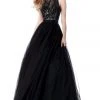 Sherri Hill - 51704 Beaded Halter Tulle Ballgown