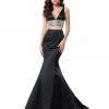 Sherri Hill - 51711 Two Piece Plunging V-Neck Mermaid Dress 2 Sherri Hill - 51711 Two Piece Plunging V-Neck Mermaid Dress