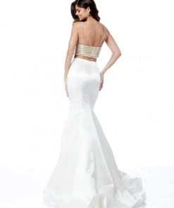 Sherri Hill - 51711 Two Piece Plunging V-Neck Mermaid Dress 15 Sherri Hill - 51711 Two Piece Plunging V-Neck Mermaid Dress