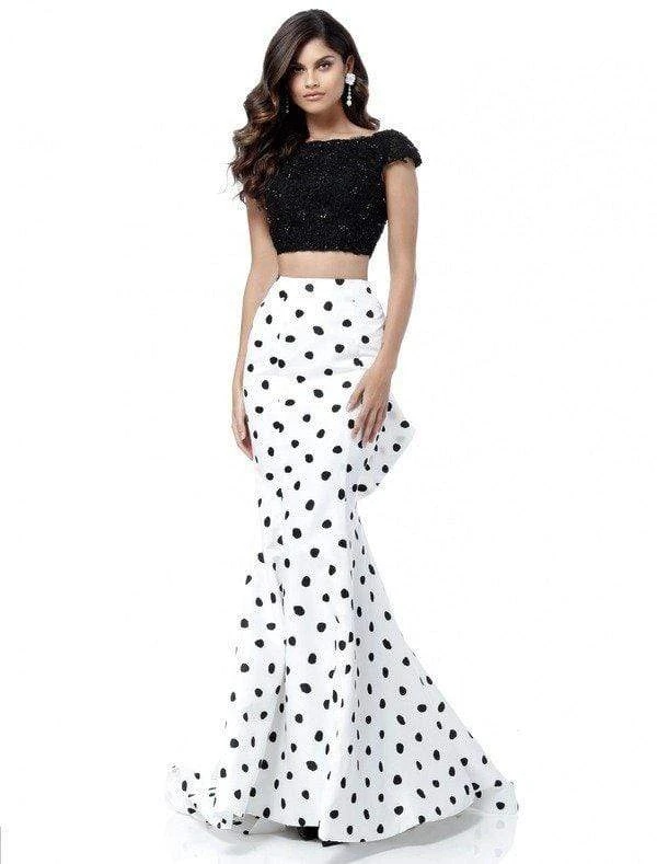 Sherri Hill - 51717 Two Piece Lace Polka Dot Mermaid Dress 5 Sherri Hill - 51717 Two Piece Lace Polka Dot Mermaid Dress