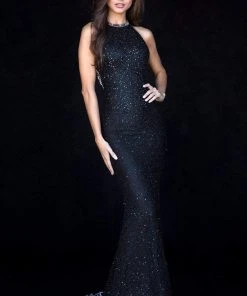 Couture Candy sale 50 Sherri Hill - 51739 Halter Beaded Long Dress