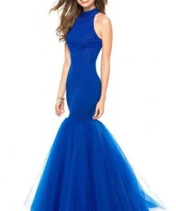 Sherri Hill - 51779 Beaded Sleeveless Bodice Fitted Mermaid Dress