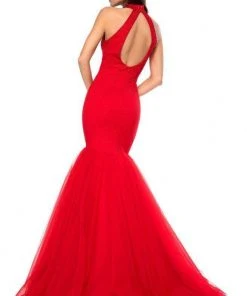 Sherri Hill - 51779 Beaded Sleeveless Bodice Fitted Mermaid Dress