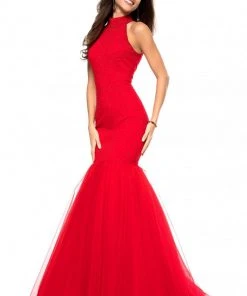 Sherri Hill - 51779 Beaded Sleeveless Bodice Fitted Mermaid Dress