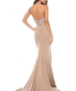 Sherri Hill - 51807 Two-Piece Beaded Halter Strap Mermaid Dress