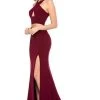 Sherri Hill - 51810 Two Piece Halter Sheath Evening Dress