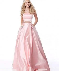 Sherri Hill - 51813 Two-Piece Beaded Cherry Embellished Dress