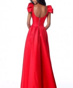 Sherri Hill - 51831 Scoop Pleated A-Line Evening Gown 9 Sherri Hill - 51831 Scoop Pleated A-Line Evening Gown