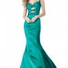 Sherri Hill - 51854 Bow Accented Cutout Bodice Mermaid Dress
