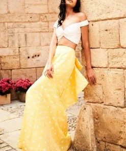 Sherri Hill - 51865 Two-Piece Ruffle Paneled Polkadot Dress 13 Sherri Hill - 51865 Two-Piece Ruffle Paneled Polkadot Dress