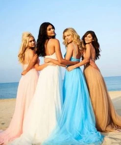 Sherri Hill - 51866 Floral Appliqued Plunging V-Neck Dress 13 Sherri Hill - 51866 Floral Appliqued Plunging V-Neck Dress