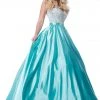 Sherri Hill - 51884 Strapless Beaded Satin Ballgown