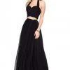 Sherri Hill - 51900 Two Piece Halter Straps A-Line Dress