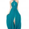 Sherri Hill - 51902 Halter Neck Chiffon A-line Dress 1 Sherri Hill - 51902 Halter Neck Chiffon A-line Dress