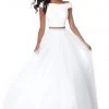 Sherri Hill - 51907 Beaded Two Piece Off-Shoulder Tulle Ballgown 1 Sherri Hill - 51907 Beaded Two Piece Off-Shoulder Tulle Ballgown