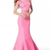 Sherri Hill - 51918 Strappy Mikado Two Piece Mermaid Evening Dress